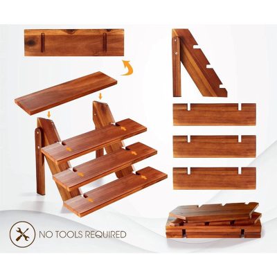 Acacia cupcake display stand
