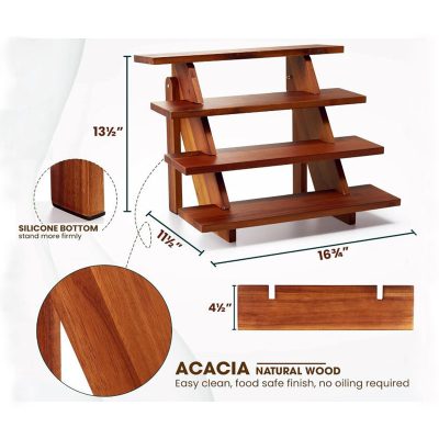 Acacia cupcake display stand