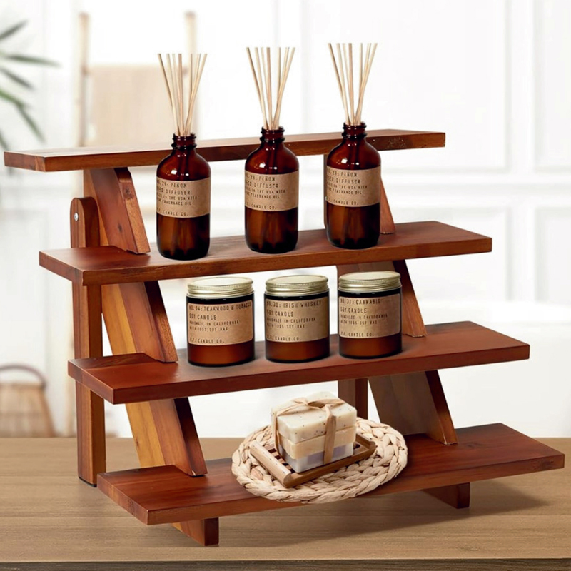 Acacia cupcake display stand