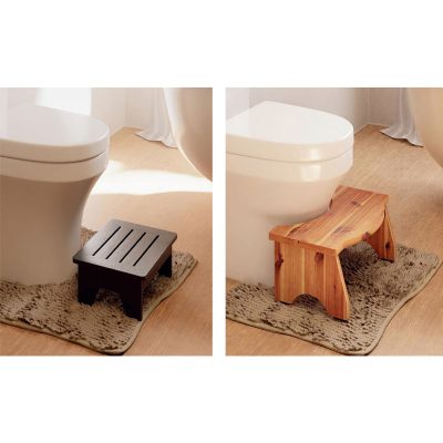 Acacia Poop Stool For Bathroom Adults