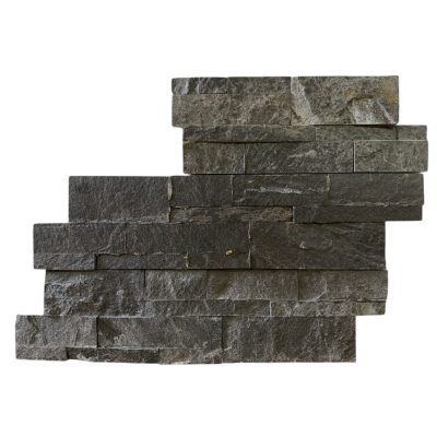 Charcoal Stacked Stone Panel 6″x24″