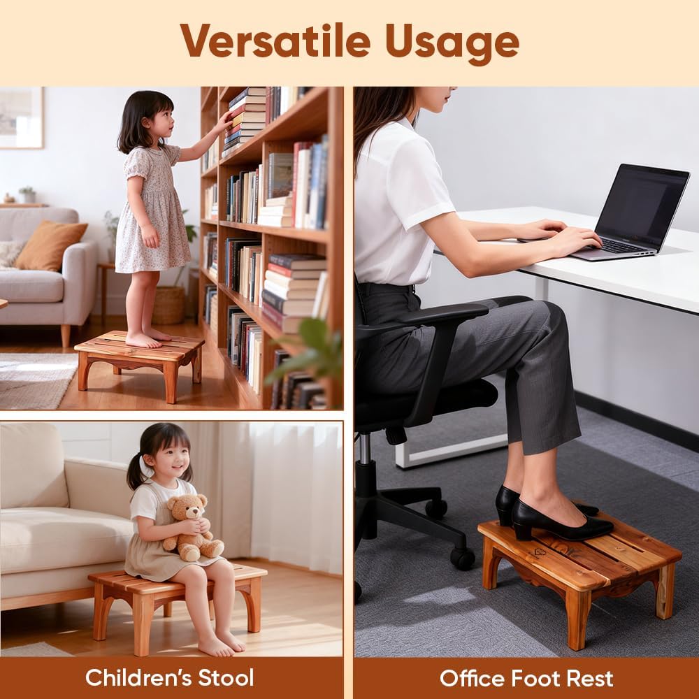 Wooden Poop Stool For Adults 4